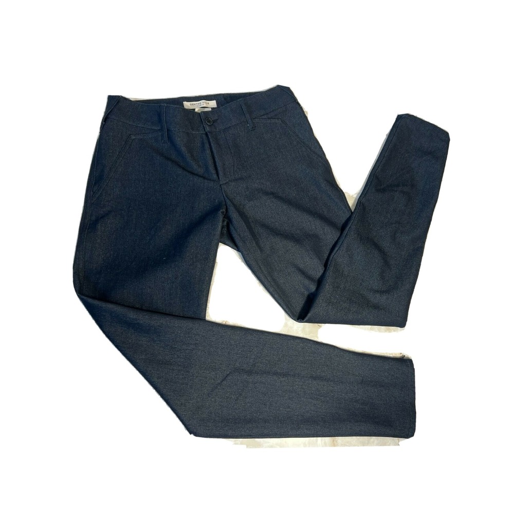 Centre‎ Ville paris  ankle zip pants back pockets and front faux size 4